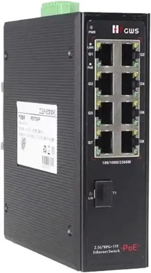 9-Port 2.5G Industrial PoE Fiber Switches for Network Have 1 * 1/2.5/10G Uplink SFP+ Port Stable 9-Port 2.5G Industrial PoE Fiber Switches for Network Have 1 * 1/2.5/10G Uplink SFP+ Port Stable