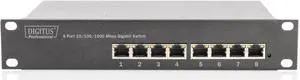 DIGITUS 10" Switch 8-Port Gigabit Ethernet DIGITUS 10" Switch 8-Port Gigabit Ethernet