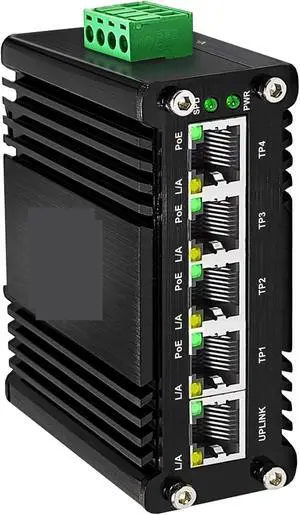 Industrial Din Rail Switch Gigabit Ethernet Industrial (Managed) 5 Ports Gigabit Ethernet PoE Switch, 12~48V or Passive 12~24V Input, Din Rail&Wall Mount(ZP-IMC005GP-Plus-24V) Industrial Din Rail Switch Gigabit Ethernet Industrial (Managed) 5 Ports Gigabit Ethernet PoE Switch, 12~48V or Passive 12~24V Input, Din Rail&Wall Mount(ZP-IMC005GP-Plus-24V)