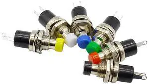 300pcs 7mm Momentary Push Button Switch Press The Reset Switch Momentary On Off Push Button Micro Switch Normally Open NO 300pcs 7mm Momentary Push Button Switch Press The Reset Switch Momentary On Off Push Button Micro Switch Normally Open NO