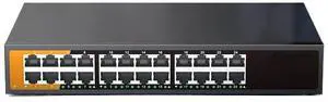 24-Port Gigabit Ethernet Unmanaged Plug and Play(Switch with EU Plug) 24-Port Gigabit Ethernet Unmanaged Plug and Play(Switch with EU Plug)