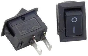 50Pcs Black Push Button Switch 3A 250V KCD11 2Pin Snap-in On/Off Rocker Switch 10MM*15MM Black 50Pcs Black Push Button Switch 3A 250V KCD11 2Pin Snap-in On/Off Rocker Switch 10MM*15MM Black