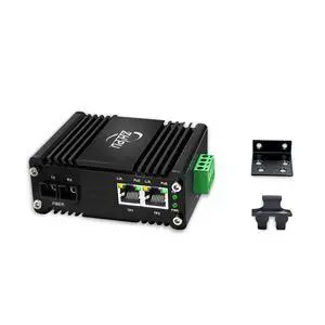 Industrial 2 Ports PoE SC Gigabit Fiber Media Converter, Boost Voltage Input DC9-57V to 48V, 1 SC and 2 RJ45 IEEE802.3af/at, SC Fiber Single Mode, Dual Fiber, 1310nm, 20km Industrial 2 Ports PoE SC Gigabit Fiber Media Converter, Boost Voltage Input DC9-57V to 48V, 1 SC and 2 RJ45 IEEE802.3af/at, SC Fiber Single Mode, Dual Fiber, 1310nm, 20km