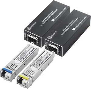 A Pair of 1.25G BiDi Fiber to Ethernet Media Converter, PoE Powerd A Pair of 1.25G BiDi Fiber to Ethernet Media Converter, PoE Powerd