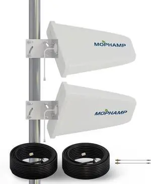 MIMO 2x2 External 4G LTE/5G Directional Antenna 698-3800MHz 10dBi Works with Hotspots, Routers, Gateways SMA TS9 MIMO 2x2 External 4G LTE/5G Directional Antenna 698-3800MHz 10dBi Works with Hotspots, Routers, Gateways SMA TS9