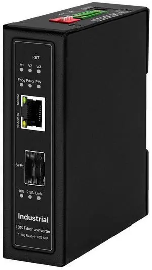 10G Managed Fiber Media Converters with POEs RJ45 and SFPs Port for Industrial Networking Applications 10G Managed Fiber Media Converters with POEs RJ45 and SFPs Port for Industrial Networking Applications