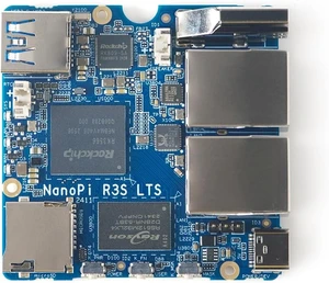 NanoPi R3S-LTS RK3566 Dual GbE 2GB RAM 4K HD MI Output USB 3.0 - Perfect for Home Server/Network Storage/Soft Router (Single Board Kit,2GB RAM + 0GB eMMC) NanoPi R3S-LTS RK3566 Dual GbE 2GB RAM 4K HD MI Output USB 3.0 - Perfect for Home Server/Network Storage/Soft Router (Single Board Kit,2GB RAM + 0GB eMMC)
