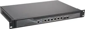 Inte X520 2 * 10G SFP+/I3-4100M with 6X I226-V 2.5GbE LAN Barebone/ROS Firewall Hardware/USB3.0/1*M.2 Nvme/mSATA/SATA3.0/1U Rack Industrial Computer/Network Security Server Inte X520 2 * 10G SFP+/I3-4100M with 6X I226-V 2.5GbE LAN Barebone/ROS Firewall Hardware/USB3.0/1*M.2 Nvme/mSATA/SATA3.0/1U Rack Industrial Computer/Network Security Server