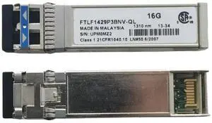 1pc 16G 10KM Sfp Fiber Optical Module FTLF1429P3BCV-QL FTLF1429P3BNV-QL 1310nm 16GB HBA Channel LR Optical Transceiver 1pc 16G 10KM Sfp Fiber Optical Module FTLF1429P3BCV-QL FTLF1429P3BNV-QL 1310nm 16GB HBA Channel LR Optical Transceiver