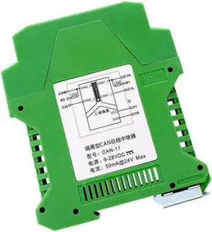 Industrial CAN Bus Isolator Module 1Mbps Isolation Repeater Barrier with for Din Rail Mounting Industrial CAN Bus Isolator Module 1Mbps Isolation Repeater Barrier with for Din Rail Mounting