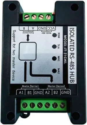RS485 Hub 1500V Isolation 600W Surge RS485 Hub 1500V Isolation 600W Surge
