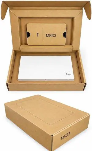 MR33-HW Mera-ki Cloud-Managed Dual-Band 802.11ac Wave 2 Wireless Access Point, 2x2 MU-MIMO, Gigabit Ethernet, BLE, PoE, New Sealed MR33-HW Mera-ki Cloud-Managed Dual-Band 802.11ac Wave 2 Wireless Access Point, 2x2 MU-MIMO, Gigabit Ethernet, BLE, PoE, New Sealed