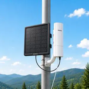 CPE369 Wireless Bridge kit + One Solar Panel Power Supply,24W 25000mAh Solar Panel with 6V/9V/12V Output, USB-A & Type-C Charging, Adjustable Outdoor Solar Power Supply for Security Camera CPE369 Wireless Bridge kit + One Solar Panel Power Supply,24W 25000mAh Solar Panel with 6V/9V/12V Output, USB-A & Type-C Charging, Adjustable Outdoor Solar Power Supply for Security Camera
