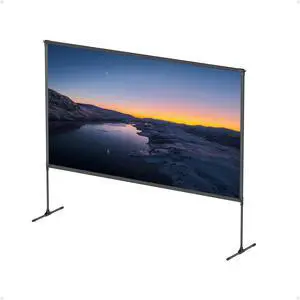 NEBULA 100-Inch Outdoor Projector Screen with Stand, Portable Carry Bag, 16:9 Movie Screen, Quick and Easy Setup, Wrinkle-Free and Washable, Durable Aluminum, for Outdoor, Backyard, Home Theater NEBULA 100-Inch Outdoor Projector Screen with Stand, Portable Carry Bag, 16:9 Movie Screen, Quick and Easy Setup, Wrinkle-Free and Washable, Durable Aluminum, for Outdoor, Backyard, Home Theater