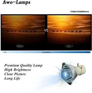 AWO RLC-100,RLC-102,RLC-098,RLC-097 Replacement Lamp Bulb for VIEWSONIC PJD7720HD,PJD7828HDL,PJD7831HDL,PJD6352,PJD6352LS,VS16230,PJD6552LW,PJD6552LWS,PJD6352,PJD6352LS,VS15947,VS15948,VS15949,VS15950 AWO RLC-100,RLC-102,RLC-098,RLC-097 Replacement Lamp Bulb for VIEWSONIC PJD7720HD,PJD7828HDL,PJD7831HDL,PJD6352,PJD6352LS,VS16230,PJD6552LW,PJD6552LWS,PJD6352,PJD6352LS,VS15947,VS15948,VS15949,VS15950