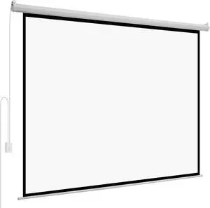 VEVOR Motorized Projector Screen, 120 inch 4:3 1080 HD Electric Projector Screen, Wall Mounted Projection Dispaly Projector with Remote Control, Automatic Movie Screen for Family Home Office Theater VEVOR Motorized Projector Screen, 120 inch 4:3 1080 HD Electric Projector Screen, Wall Mounted Projection Dispaly Projector with Remote Control, Automatic Movie Screen for Family Home Office Theater