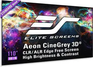 Elite Screens Aeon CineGrey 3D 110" Fixed Frame Projection Screen AR110DHD3 Elite Screens Aeon CineGrey 3D 110" Fixed Frame Projection Screen AR110DHD3