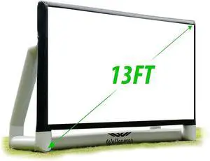 New 2022 Sewinfla Upgraded Airtight Inflatable Movie Projector Screen 13Ft- No Need to Keep Inflating - Supports Front and Rear Projection New 2022 Sewinfla Upgraded Airtight Inflatable Movie Projector Screen 13Ft- No Need to Keep Inflating - Supports Front and Rear Projection