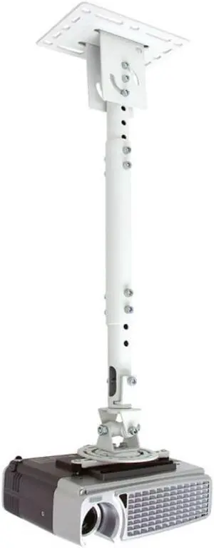 Atdec TH-WH-PJ-CM Height Adjustable Ceiling Projector Mount for Displays up to 33-Pound, White Atdec TH-WH-PJ-CM Height Adjustable Ceiling Projector Mount for Displays up to 33-Pound, White