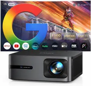WiMiUS G2 Official Google TV 14.0 Projector, 4K Supported, Real 1100 ANSI, MEMC, HDR10, 30W Dolby Audio, Smart Auto Focus, WiFi 6 & Bluetooth Home Theater Projector for Outdoor Movies & Sports WiMiUS G2 Official Google TV 14.0 Projector, 4K Supported, Real 1100 ANSI, MEMC, HDR10, 30W Dolby Audio, Smart Auto Focus, WiFi 6 & Bluetooth Home Theater Projector for Outdoor Movies & Sports