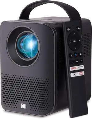 KODAK FLIK HD9 Mini Projector, Smart Projector, Android TV 10, Black KODAK FLIK HD9 Mini Projector, Smart Projector, Android TV 10, Black