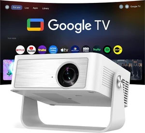 Official Licensed Google TV Smart Projector, 2500ANSI, 4K Support Home Theater Compatible with Dolby Audio, Wi-Fi & Bluetooth, Built-in Streaming Apps, Smart OS 2.0&AI Auto Focus Official Licensed Google TV Smart Projector, 2500ANSI, 4K Support Home Theater Compatible with Dolby Audio, Wi-Fi & Bluetooth, Built-in Streaming Apps, Smart OS 2.0&AI Auto Focus