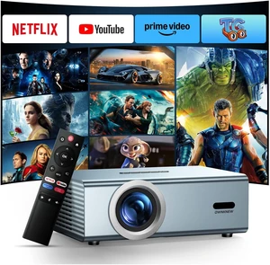 Outdoor Projector with WiFi6 and Bluetooth5.3 Mini Projectors Built-in Apps Outdoor Projector with WiFi6 and Bluetooth5.3 Mini Projectors Built-in Apps