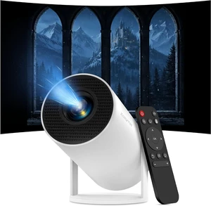 Mini Projector with Wifi and Bluetooth, Support 4K with Android 11 Mini Projector with Wifi and Bluetooth, Support 4K with Android 11