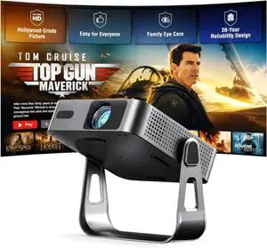 Officially-Licensed APP & Native 1080P Thinnest 1.81" Smart Mini Projector with WiFi and Bluetooth, Auto Focus & Keystone Portable Outdoor Projector, VOPLLS 4K Home Movie Projector(Upgraded) Officially-Licensed APP & Native 1080P Thinnest 1.81" Smart Mini Projector with WiFi and Bluetooth, Auto Focus & Keystone Portable Outdoor Projector, VOPLLS 4K Home Movie Projector(Upgraded)