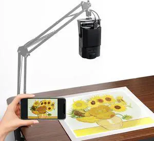 HY520 Art Projector for Drawing Tracing, 720P Portable Smart Projector for Artists Adults, Image Projector for Canvas Painting, 200 ANSI Lumens with WiFi and Bluetooth HY520 Art Projector for Drawing Tracing, 720P Portable Smart Projector for Artists Adults, Image Projector for Canvas Painting, 200 ANSI Lumens with WiFi and Bluetooth