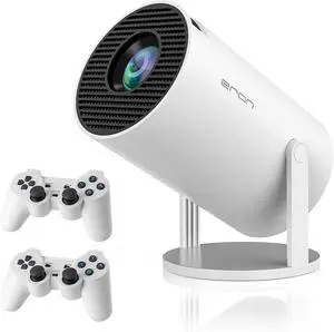 HY300PRO-Game Console MINI Portable ProjectorSupport 4K 1080P with Dual-Band WIFI6 5G Wireless 5.2 Bluetooth Android 13,270° Rotatable, Auto Keystone Correction,35"-130" Screen Video Projector HY300PRO-Game Console MINI Portable ProjectorSupport 4K 1080P with Dual-Band WIFI6 5G Wireless 5.2 Bluetooth Android 13,270° Rotatable, Auto Keystone Correction,35"-130" Screen Video Projector