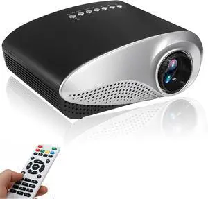 Gaone Portable Mini Projector, 1080P Full HD Video Projector 600 Lumens Support 100" LCD Home Cinema Projector 50000 Hours LED Projector Compatible with HDMI/USB/TF Card/VGA/AV for Home Theater,Black Gaone Portable Mini Projector, 1080P Full HD Video Projector 600 Lumens Support 100" LCD Home Cinema Projector 50000 Hours LED Projector Compatible with HDMI/USB/TF Card/VGA/AV for Home Theater,Black
