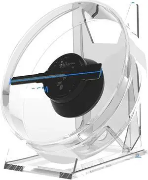 Mini 3D Hologram Fan Projector, LED Sign Holographic Player Support Image Video SD Card Shop Bar Party Advertising Display Light Simple Management Mini 3D Hologram Fan Projector, LED Sign Holographic Player Support Image Video SD Card Shop Bar Party Advertising Display Light Simple Management