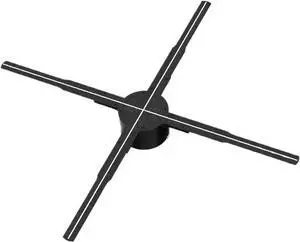 65cm/25.6in HD 3D Hologram Fan Projector, LED Sign Holographic Player, Support Video Shop Advertising Display Halloween Christmas Light Simple Management 65cm/25.6in HD 3D Hologram Fan Projector, LED Sign Holographic Player, Support Video Shop Advertising Display Halloween Christmas Light Simple Management