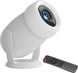 Mini Projector, 1080P 4K Supported, Smart Portable Projector with Android System, Auto Keystone Correction, Screen Mirroring, Dual-Mode Wi-Fi 2.4G/5.0G, for Home & Office Use Mini Projector, 1080P 4K Supported, Smart Portable Projector with Android System, Auto Keystone Correction, Screen Mirroring, Dual-Mode Wi-Fi 2.4G/5.0G, for Home & Office Use