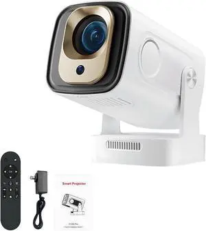 4K Projector, 260 ANSI Lumen, HY260Pro Smart Portable Projector with Auto Focus and Keystone Correction, Wireless Projector, Short Throw, 200 in, Remote Control, 7.7 x 4 in / 19.6 x 10.1 cm 4K Projector, 260 ANSI Lumen, HY260Pro Smart Portable Projector with Auto Focus and Keystone Correction, Wireless Projector, Short Throw, 200 in, Remote Control, 7.7 x 4 in / 19.6 x 10.1 cm