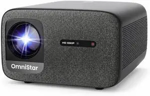 CASIRIS OmniStar L80 4K Supported Projector 1500 ANSI Lumens, Native 1080P Full HD with Auto Focus & Auto Keystone, 200" Display, Dual 15W Speakers, WiFi, Bluetooth 5.0, HDMI/USB/TV Stick Compatible CASIRIS OmniStar L80 4K Supported Projector 1500 ANSI Lumens, Native 1080P Full HD with Auto Focus & Auto Keystone, 200" Display, Dual 15W Speakers, WiFi, Bluetooth 5.0, HDMI/USB/TV Stick Compatible