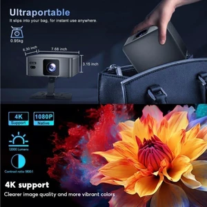 Projector High Definition Home Theater Fully Enclosed Automatic Focusing Portable Intelligent Projector High Definition Home Theater Fully Enclosed Automatic Focusing Portable Intelligent