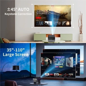 Wireless Multi Screen Projector Home Bedroom High Definition 720P for Clear Picture Quality Wireless Multi Screen Projector Home Bedroom High Definition 720P for Clear Picture Quality