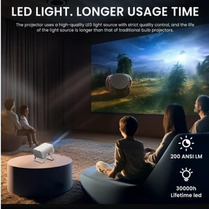 High Definition Intelligent Projector for Living Room Wall Projection Portable High Definition Intelligent Projector for Living Room Wall Projection Portable