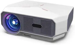 Video Projectors, Projector with Mini Projector Projection Screen 4600lm with 200" Display, Projector 1080p Supported, Hi-fi Speakers, Compatible Hdmi, USB, Vga, Av (Color : White) Video Projectors, Projector with Mini Projector Projection Screen 4600lm with 200" Display, Projector 1080p Supported, Hi-fi Speakers, Compatible Hdmi, USB, Vga, Av (Color : White)