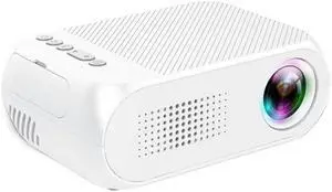 TOEWOE Portable Video Projector - Full HD 1080P Supported, Outdoor Movie Projector, Portable Mini Projector Compatible with HDMI, USB, AV, TF Card (Color : White) TOEWOE Portable Video Projector - Full HD 1080P Supported, Outdoor Movie Projector, Portable Mini Projector Compatible with HDMI, USB, AV, TF Card (Color : White)