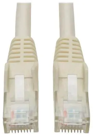 Eaton Tripp Lite N201-010-WH Cat6 1Gbps Gigabit Ethernet Patch Cable 10 ft White Snagless Molded RJ45 M/M 550MHz UTP PoE T568B LAN Cord Cloud Care Pre-Configured Bundle Eligible (10 Pack) Eaton Tripp Lite N201-010-WH Cat6 1Gbps Gigabit Ethernet Patch Cable 10 ft White Snagless Molded RJ45 M/M 550MHz UTP PoE T568B LAN Cord Cloud Care Pre-Configured Bundle Eligible (10 Pack)