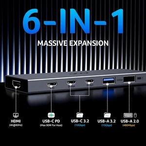 acer 6-in-1 10Gbps USB C Hub Bundle with 4-in-1 USB C Display Output Hub acer 6-in-1 10Gbps USB C Hub Bundle with 4-in-1 USB C Display Output Hub
