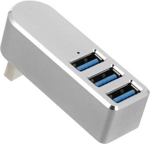 KOMBIUDA 3pcs Aluminum Alloy USB Hub Expansion for Laptop Data Transfer Adapter KOMBIUDA 3pcs Aluminum Alloy USB Hub Expansion for Laptop Data Transfer Adapter