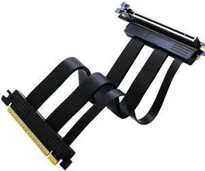 20cm PCI-e 5.0 X16 Riser Cable,PCIe Extension Card | 90Degree Angled,Support GeForce RTX 40/RTX 50 Series AMD Radeon RX7000/RX9000 Series GPU Card 20cm PCI-e 5.0 X16 Riser Cable,PCIe Extension Card | 90Degree Angled,Support GeForce RTX 40/RTX 50 Series AMD Radeon RX7000/RX9000 Series GPU Card