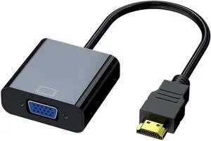 HDMI to VGA Video Converter HDMI to VGA Converter with Audio(Black Audio Powered) HDMI to VGA Video Converter HDMI to VGA Converter with Audio(Black Audio Powered)