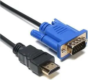 1-5m HDMI-Compatible to V/GA Cord Male to 1080P AV Adapter Cord Converter for PC HDTV(1.8m) 1-5m HDMI-Compatible to V/GA Cord Male to 1080P AV Adapter Cord Converter for PC HDTV(1.8m)