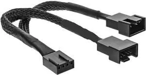 KUNSR Y-Cable for PWM 4pin Long Sleeve Fan Extension Hub Cables Motherboard CPU 4 pin to 2 3 4 Way 4Pin Cooler or 3pin Splitter(25CM,Orange) KUNSR Y-Cable for PWM 4pin Long Sleeve Fan Extension Hub Cables Motherboard CPU 4 pin to 2 3 4 Way 4Pin Cooler or 3pin Splitter(25CM,Orange)