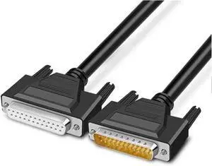 0.5M DB37 DB25 DB15 Male to Female Cable Double-Shielded with Foil Metal Braid D-SUB 37/25/15 PIN RS232 Serial Cable(DB25 M-F) 0.5M DB37 DB25 DB15 Male to Female Cable Double-Shielded with Foil Metal Braid D-SUB 37/25/15 PIN RS232 Serial Cable(DB25 M-F)